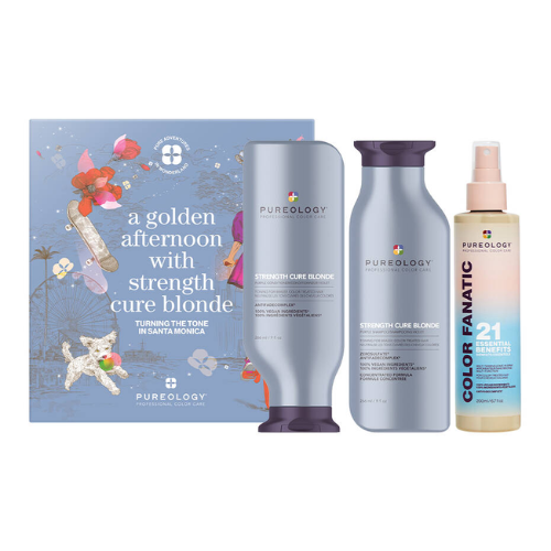 PUREOLOGY -A Golden Afternoon with Strength Cure Blonde Holiday Gift Set